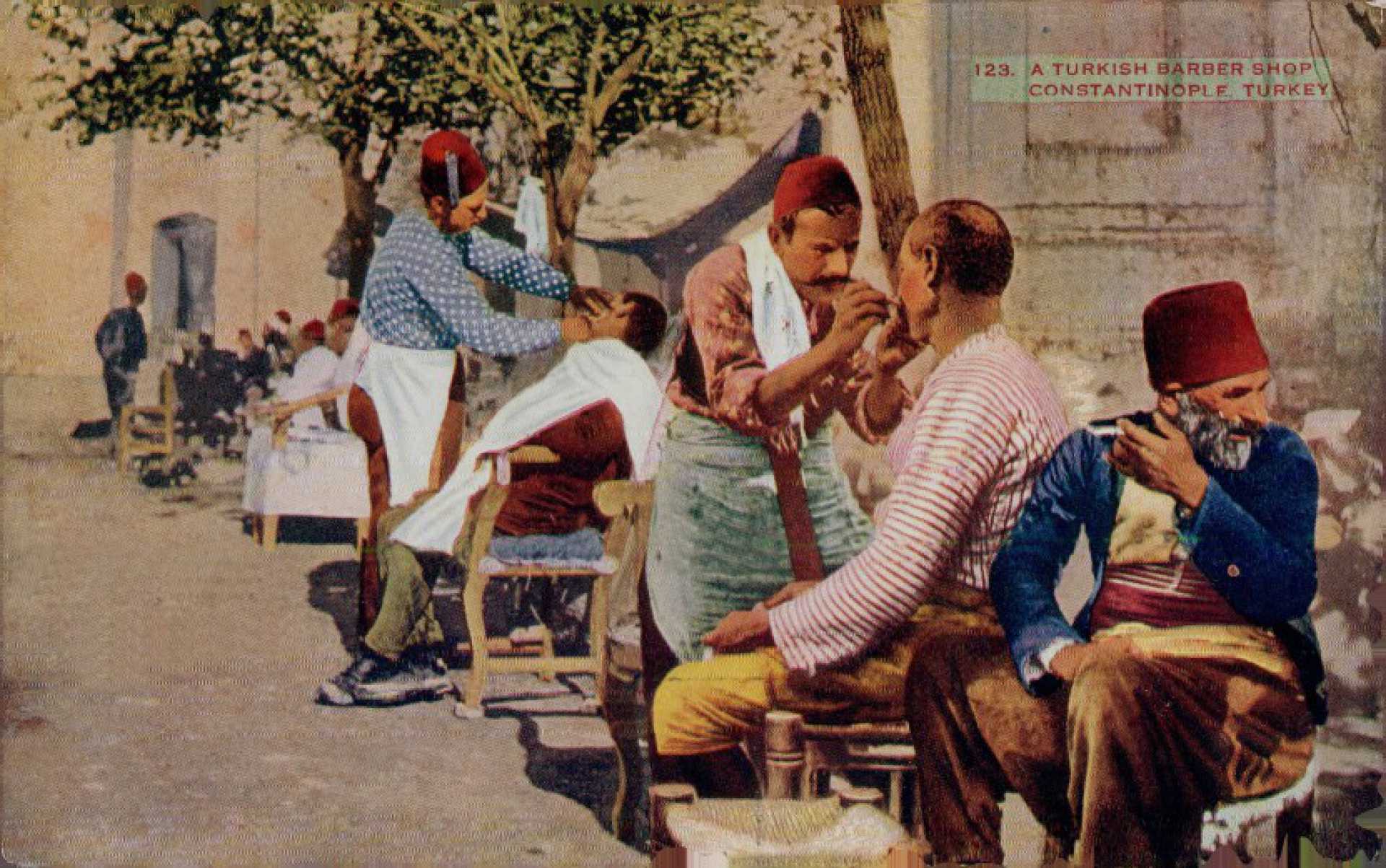 A turkish barber shop