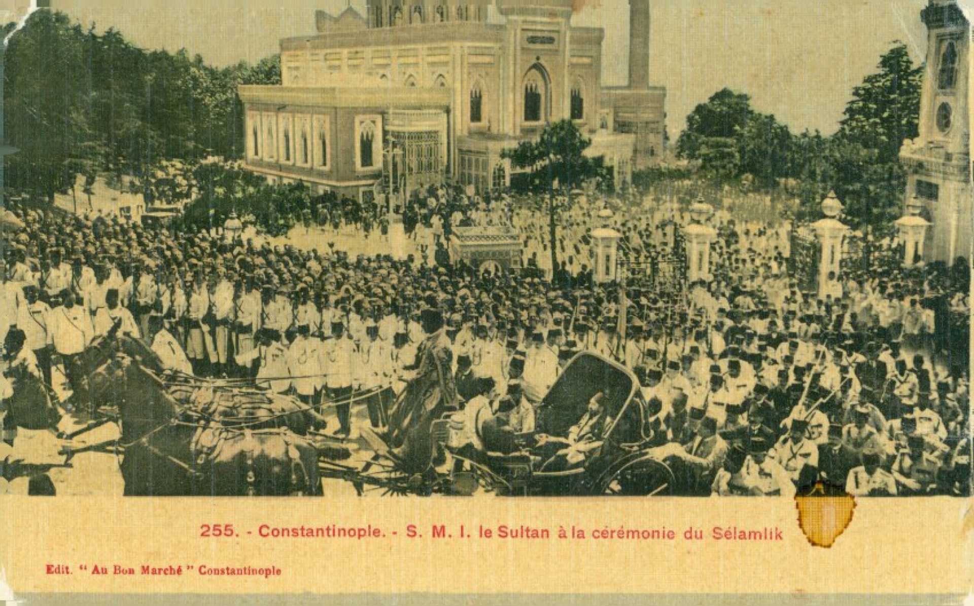 Constantinople. – S. M. I. le Sultan a la ceremonie du Selamlik