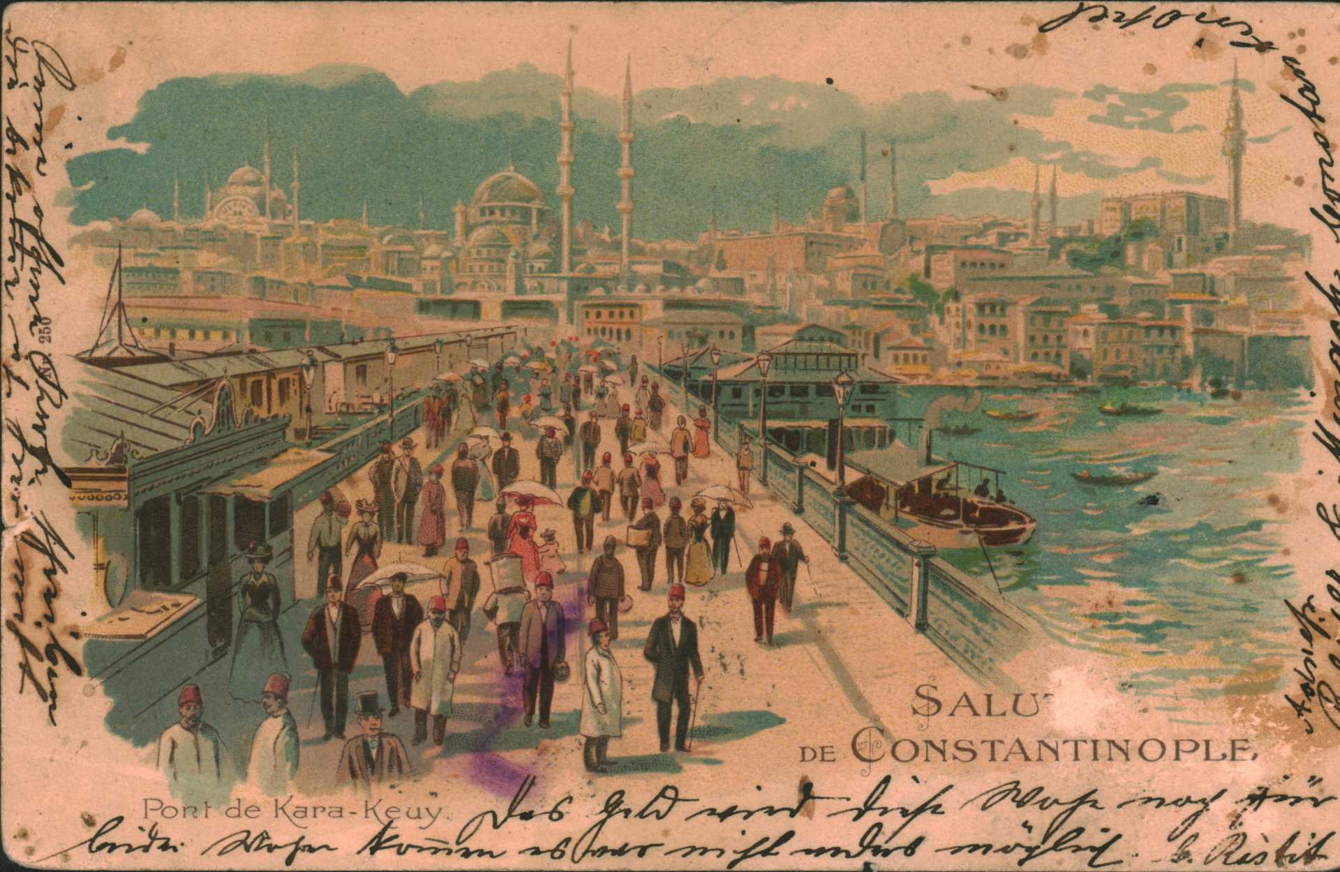 Constantinople. Port de Kara-Keuy